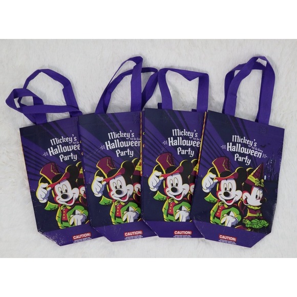 Disney Other - Disney Mickey's Not So Scary Halloween Party 2024 Candy Treat Bag Lot Of 4
